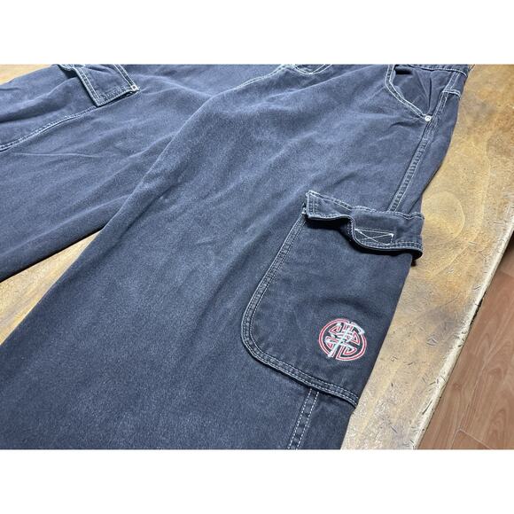 Breakdown Vtg 90s Denim Jnco Style Baggy Wide Leg Jeans Men's Size 32 - Picture 2 of 12